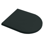 Крышка-сиденье для унитаза Hatria Fusion, Futura, Cenrtica Y9AQ06 Lavagna, с микролифтом 