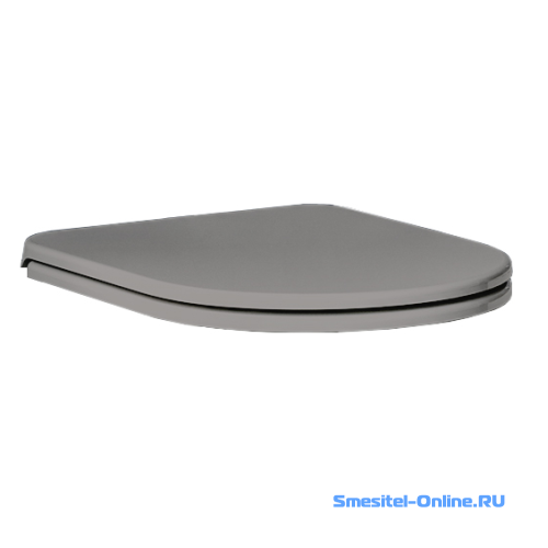 Фото Крышка-сиденье для унитаза Hatria Fusion, Futura, Cenrtica Y9AQ07 Cemento, с микролифтом 