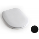 Крышка-сиденье White Ceramic Basic WC00S05SL черный матовый, с микролифтом