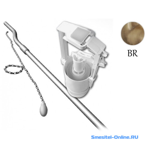 Фото Механизм с трубой и цепочкой для смыва ArtCeram Hermitage HEA006 72 бронза