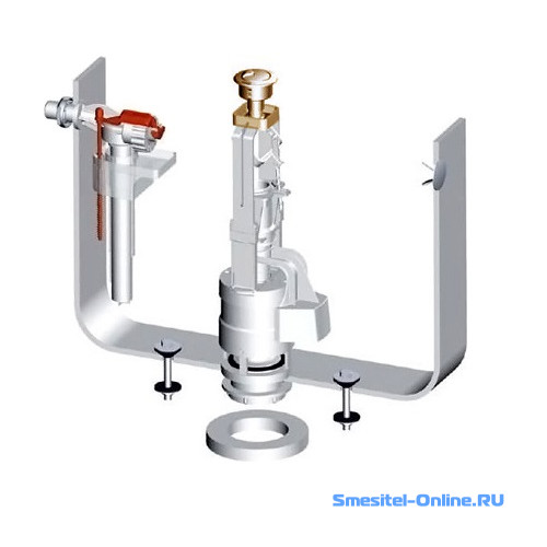 Фото  Механизм смыва ArtCeram HEA010 72 бронза