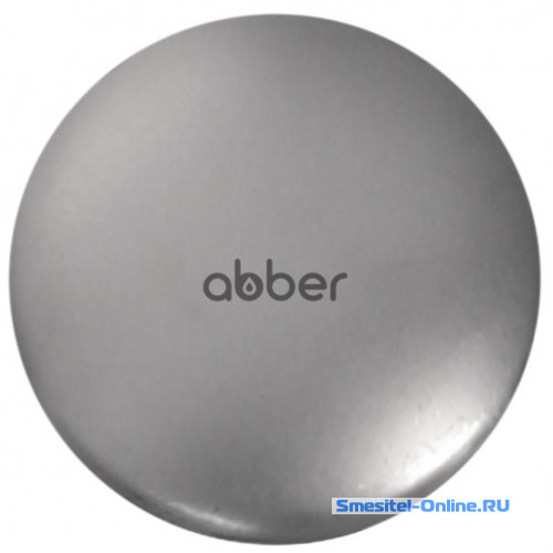 Фото Накладка на слив для раковины Abber AC0014MS серебро матовое