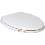 Сиденье для унитаза Boheme Puro 958-G белое, золото, с микролифтом