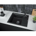 Кухонная мойка 60х50 Paulmark Optimum PM216050-BL черный  
