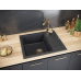 Кухонная мойка 60х50 Paulmark Optimum PM216050-BLM черный металлик  