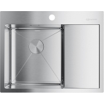 Кухонная мойка 65x51 см Omoikiri Akisame 65-IN-L нержавеющая сталь 4973058