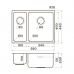 Кухонная мойка Omoikiri Tadzava 58-2-U/I Ultra 15 IN-R нержавеющая сталь 4997117 