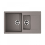 Мойка 86x51 см Omoikiri Daisen 86-2-GR Artgranit/Leningrad grey 4993475