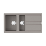 Мойка кухонная 100х51 Kitagawa 100-2-GR leningrad grey 4993804