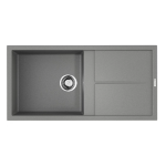Мойка кухонная 100x50 см Omoikiri Sumi 100-GR Tetogranit серый 4993565