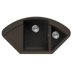  Мойка кухонная 105x57,5 см Omoikiri Sakaime 105C-DC Tetogranit темный шоколад 4993208