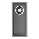 Мойка кухонная 20x44 см Omoikiri Bosen 20-U-GR Tetogranit/leningrad grey 4993537