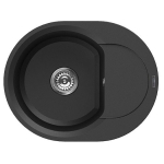  Мойка кухонная 60x47 см Omoikiri Sakaime 60Е-BL Tetogranit черный 4993120