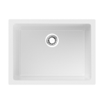 Мойка кухонная 61х46 Omoikiri Okinoshima 61-U/I-WH Glossy Natceramic/белый