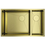 Мойка кухонная 69.5х44 Omoikiri Taki 69-2-U/IF-LG-L Side 4997051 светлое золото