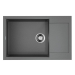 Мойка кухонная 78x50 см Omoikiri Sakaime 78-LB-GR Tetogranit серый 4993555