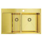 Мойка кухонная 78x51 см Akisame 78-2-LG-R Omoikiri 4973088