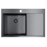 Мойка кухонная 78x51 см Akisame 78-GM-L Omoikiri 4973099