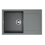 Мойка кухонная 79x50 см Omoikiri Sakaime 79-GR Tetogranit серый 4993553