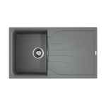 Мойка кухонная 86х50 Yasugata 86-GR leningrad grey 4993546