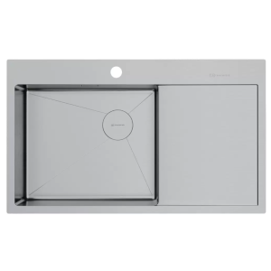 Мойка кухонная 86х51 Omoikiri Akisame 86-IN-L Side 4997031 нержавеющая сталь