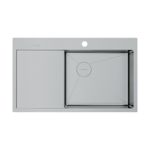 Мойка кухонная 86х51 Omoikiri Akisame 86 Side R IN 4997042 SUS304 нержавеющая сталь