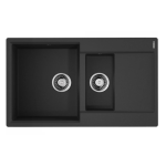 Мойка кухонная 86x51 см Omoikiri Daisen 86-2-BL черный 4993477