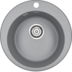 Мойка кварцевая 47,5 Paulmark Gelegen PM404800-GRM серый металлик 