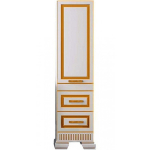 Шкаф пенал 50 Opadiris Оникс L Z0000005741 белый, золото