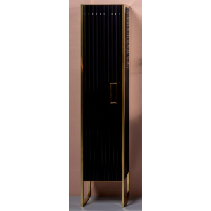 Шкаф-пенал Armadi Art Monaco Пенал 868-BG-L черный, золото