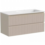 Тумба под раковину 100 Sancos Snob R R SNR100RCE Beige Soft правая