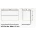 Тумба под раковину 100x45 Belbagno Albano-1000-2C-SO-RNG Rovere Nature Grigio 