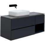 Тумба под раковину 120 Allen Brau Infinity 1.21005.AM L антрацит матовый