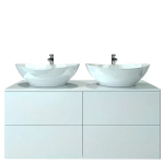 Тумба под раковину 130 Orange Otto Ot-130TuMDF белый 