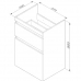 Тумба под раковину 60 AM.PM X-Joy M85AFSX0602WG белый глянец, светлое дерево 