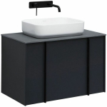Тумба под раковину 80 Allen Brau Reality 1.32005.AM антрацит матовый