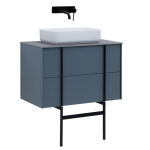 Тумба под раковину 80 Allen Brau Reality 1.32005.BGM синий матовый