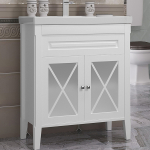 Тумба под раковину 80 Opadiris Палермо 00-00002353 белая матовая