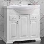 Тумба под раковину 85 Opadiris Риспекто 00-00006704 белая матовая