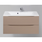 Тумба под раковину 90x45 см Belbagno Marino-900-2C-SO-CL-P Capucino Lucido