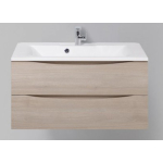 Тумба под раковину 90x45 см Belbagno Marino-900-2C-SO-RG-P Rovere Grigio