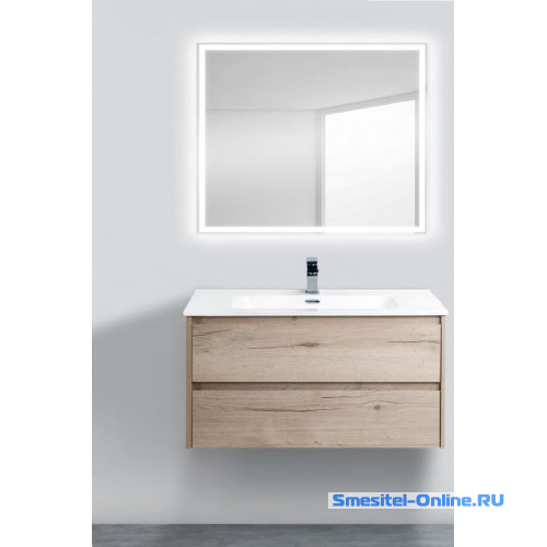 Тумба под раковину 90x46 Belbagno KRAFT-900 Rovere Galifax Bianco Kraft ...