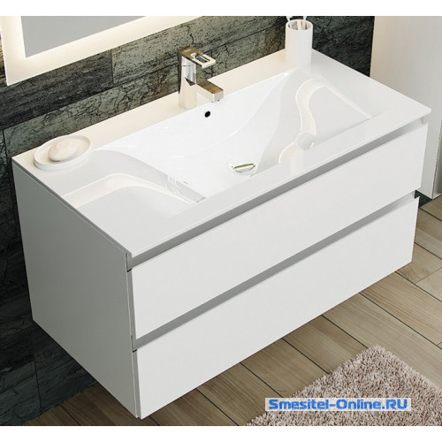 Фото Тумба с раковиной 75x46 SanVit Авеню-2  kavenu2075w белая