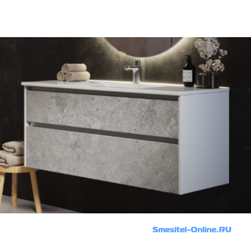 Фото Тумба с раковиной 70 Sanvit Кубэ-2 Лофт серый