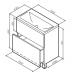 Тумба с раковиной 75 AM.PM Gem M90FSX0752HF орех  