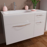 Тумба с раковиной 90х45.2 Estet (Эстет) Barcelona 90 L ФР-00003593 белая