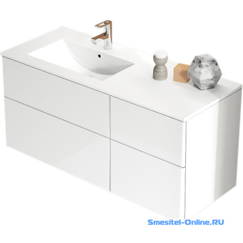 Фото  Тумба с раковиной 120х46  Sanvit Лира 