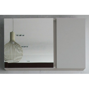 Зеркальный шкаф 100x50 см Belbagno Luce BB1000PAC/TL Tortora Lucido Зеркальный шкаф 100x50 см Belbagno Luce BB1000PAC/TL Tortora Lucido