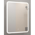 Зеркальный шкаф 60х80 Art&Max Platino AM-Pla-600-800-1D-R-DS-F белый матовый