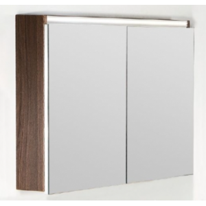 Зеркальный шкаф 80x64 см Armadi Art Vallessi 547-D Дуб темный 